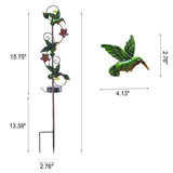 Solar Iron Butterfly Stake Light with LED