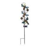 Solar Iron Butterfly Stake Light with LED