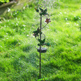 Solar Iron Butterfly Stake Light with LED