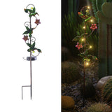 Solar Iron Butterfly Stake Light with LED