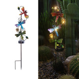 Solar Iron Butterfly Stake Light with LED