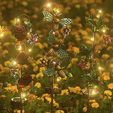 Solar Iron Butterfly Stake Light with LED