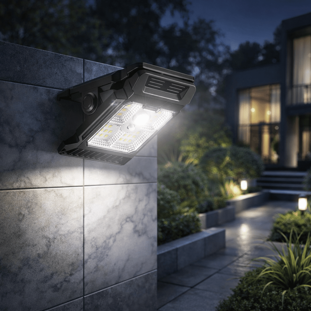 Solar LED Clip Light with Motion Sensor