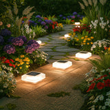 Solar LED Column Light with 30 LED Glow
