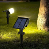 Solar LED Floodlight with Ground Stake