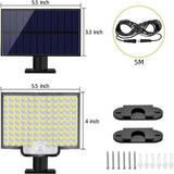 Solar LED Security Light with Motion Sensor