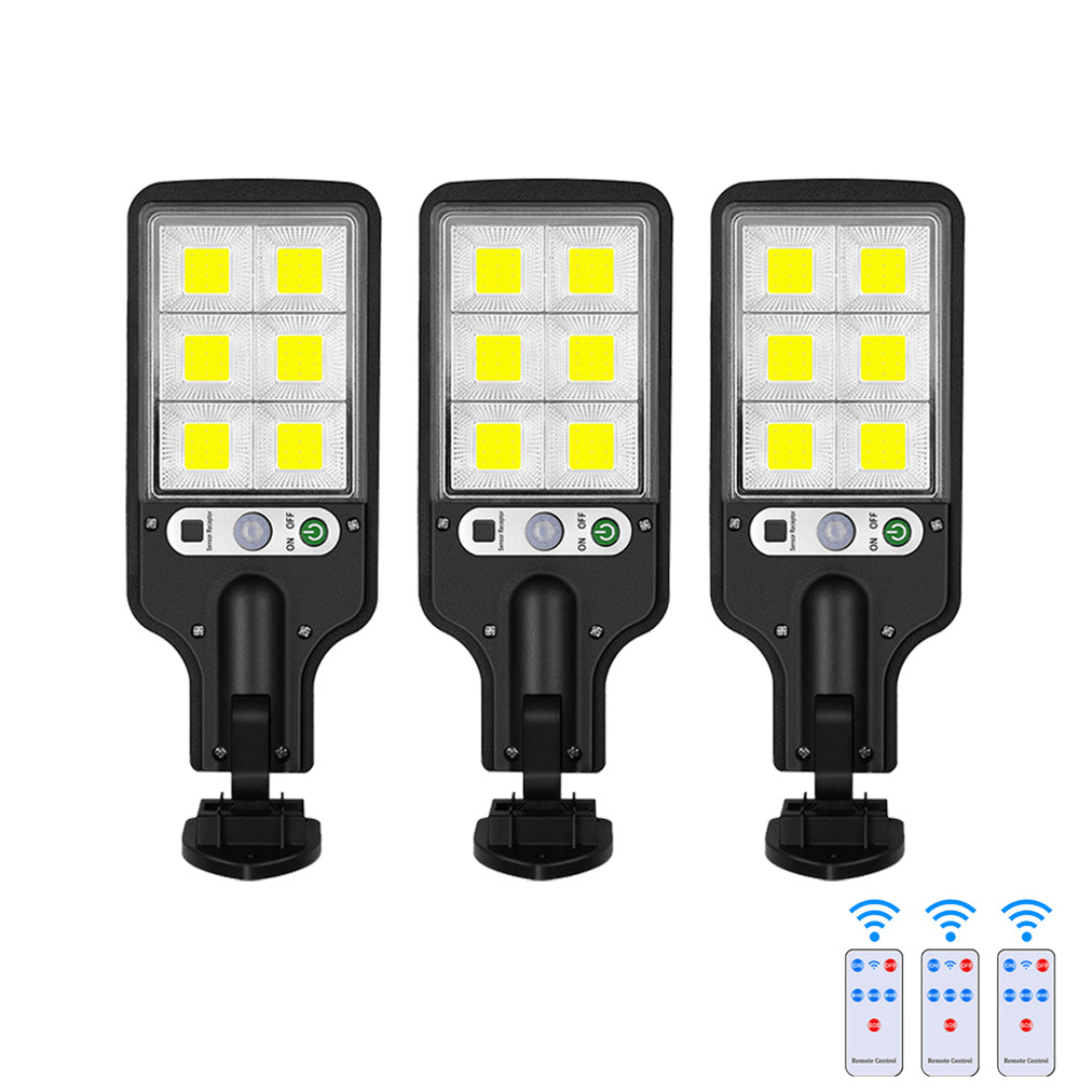 Solar LED Security Spotlight with Motion Sensor