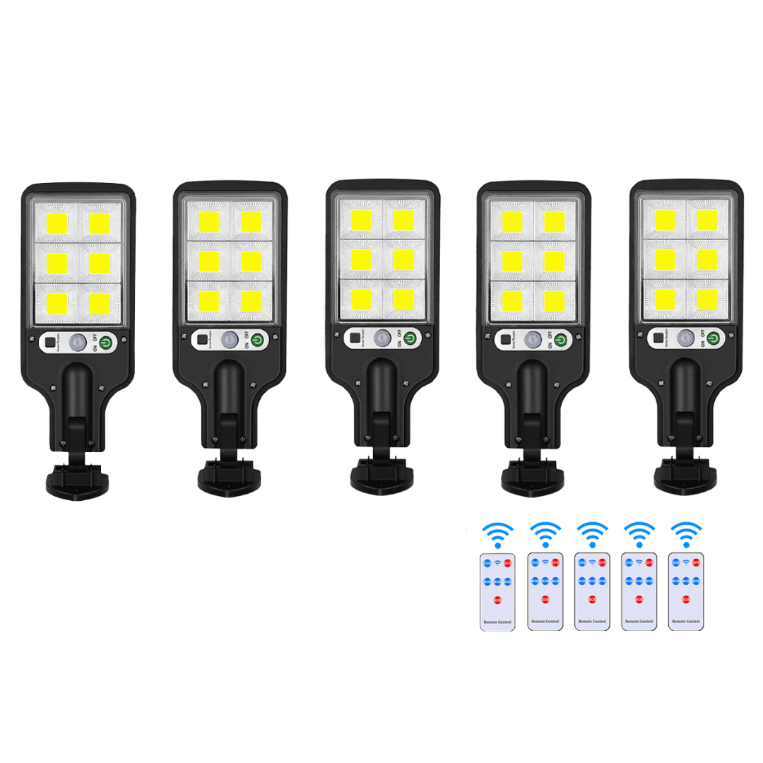 Solar LED Security Spotlight with Motion Sensor