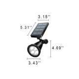 Solar LED Spotlight with Ground Stake