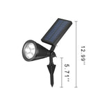 Solar LED Spotlight with Ground Stake