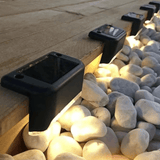 Solar LED Step Lights with Adhesive Back