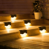 Solar LED Step Lights with Adhesive Back