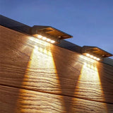 Solar LED Wall Light with Focused Beam