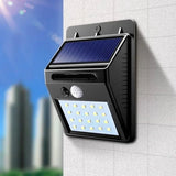 Solar LED Wall Light with Motion Sensor