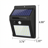 Solar LED Wall Light with Motion Sensor