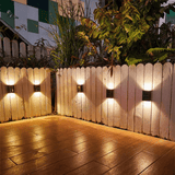 Solar LED Wall Lights with Dusk Sensor