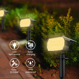 Solar Landscape Light with Adjustable Brightness