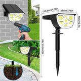 Solar Landscape Light with Adjustable Brightness