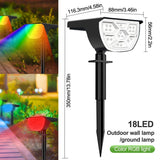 Solar Landscape Light with Adjustable Brightness