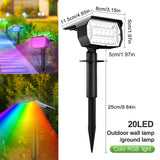 Solar Landscape Light with Adjustable Brightness