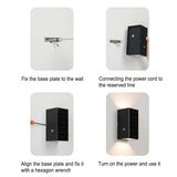 Solar Light Aluminum Wall Sconce
