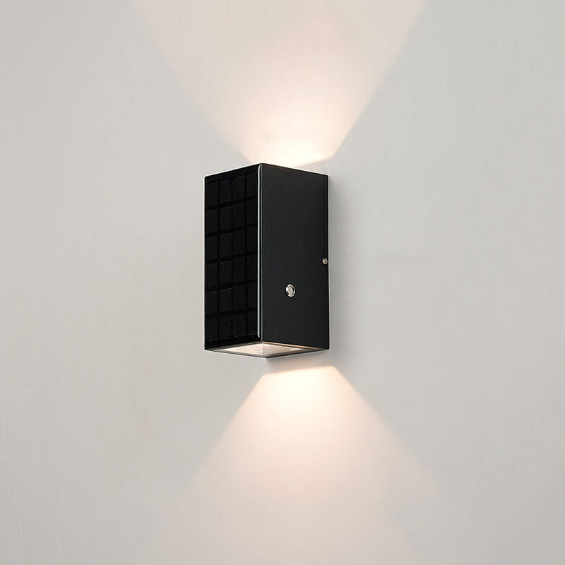 Solar Light Aluminum Wall Sconce