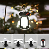 Solar Light Lantern with Foldable Panels