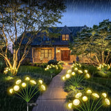Solar Mushroom LED Garden Light Set