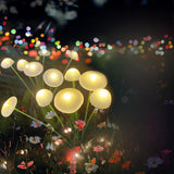 Solar Mushroom LED Garden Light Set
