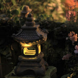 Solar LED Pagoda Garden Light