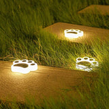 Solar Paw Shape LED Light with Dusk Sensor