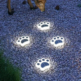 Solar Paw Shape LED Light with Dusk Sensor