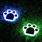 Solar Paw Shape LED Light with Dusk Sensor