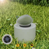 Solar Pebble Light with Warm LED Glow