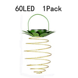 Solar Pineapple Lantern with Copper Wire