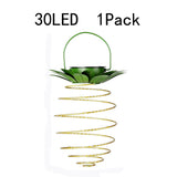 Solar Pineapple Lantern with Copper Wire