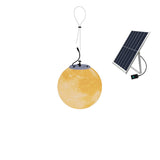 Solar Resin Moon Pendant Light with LED