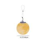 Solar Resin Moon Pendant Light with LED