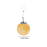 Solar Resin Moon Pendant Light with LED