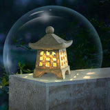 Solar Resin Pagoda Light with LED Panel