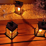 Solar Retro Candle Lantern LED Hanging Light