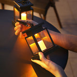 Solar Retro Candle Lantern LED Hanging Light