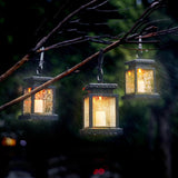 Solar Retro Candle Lantern LED Hanging Light