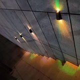 Solar Trapezoid LED Wall Sconce Illuminaire