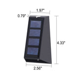 Solar Trapezoid LED Wall Sconce Illuminaire