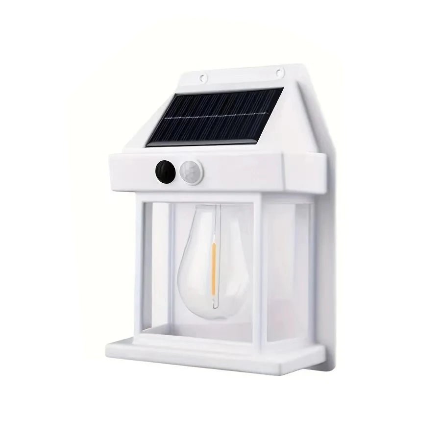 Solar Wall Lantern with Motion Sensor LED