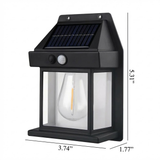 Solar Wall Lantern with Motion Sensor LED