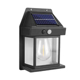 Solar Wall Lantern with Motion Sensor LED