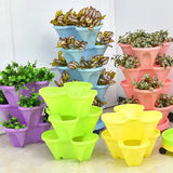 Stackable Planter Tower Vertical Multi Tier
