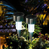 Stainless Steel Solar Light with Dusk Sensor